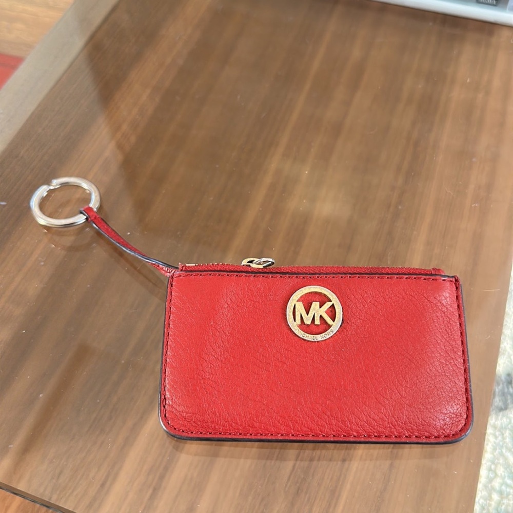 Used Michael Kors key chain wallet